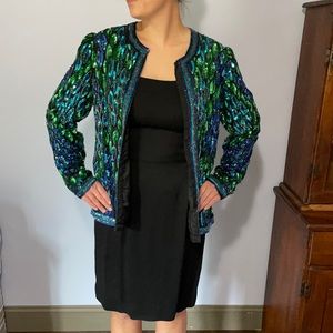 Vintage, beaded, dress jacket